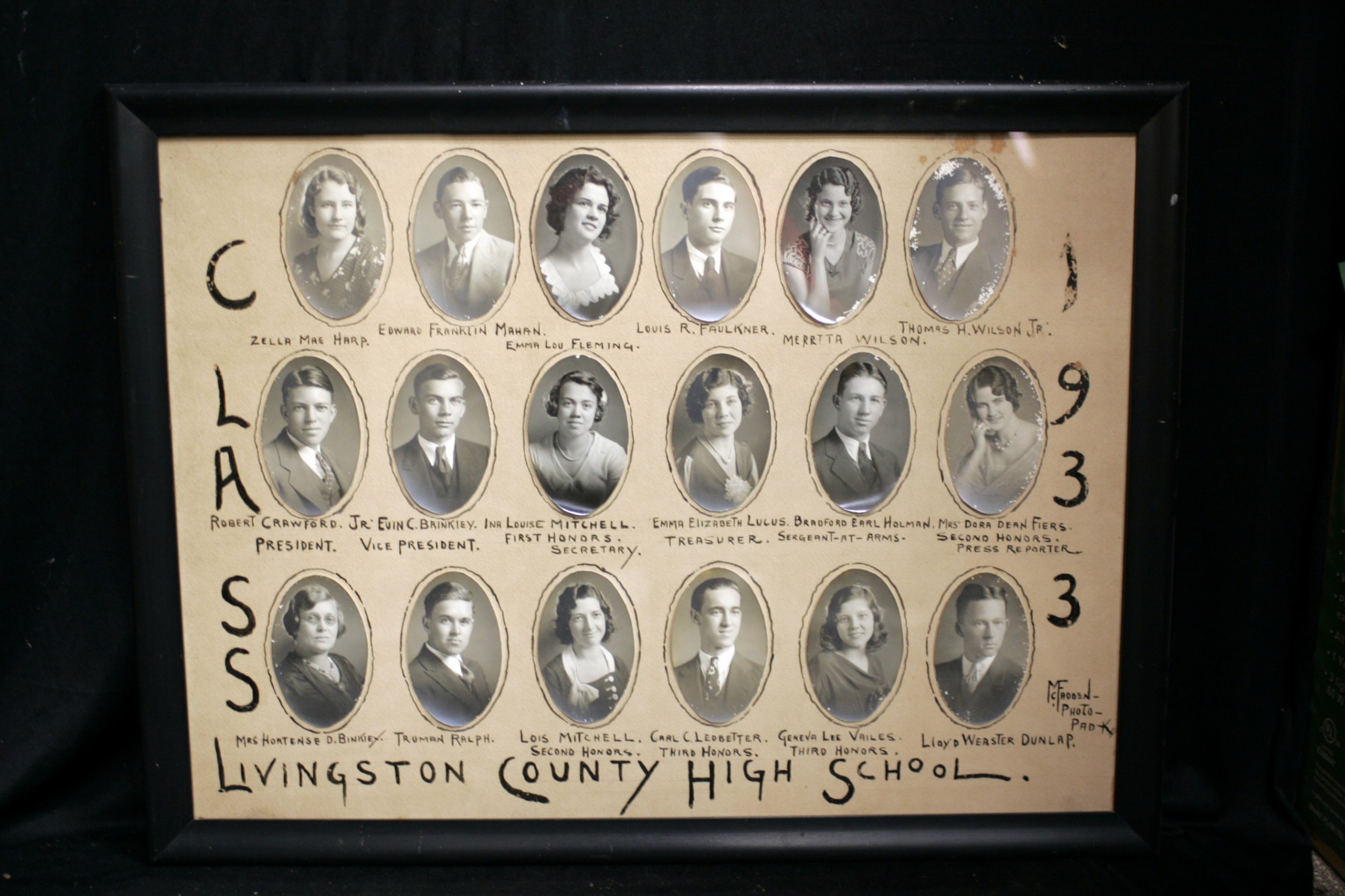 1140 LCHS Class 1933_